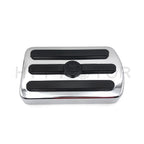 Chrome Gear Skull Brake Pedal Pad for Harley Road King (2014–2023)