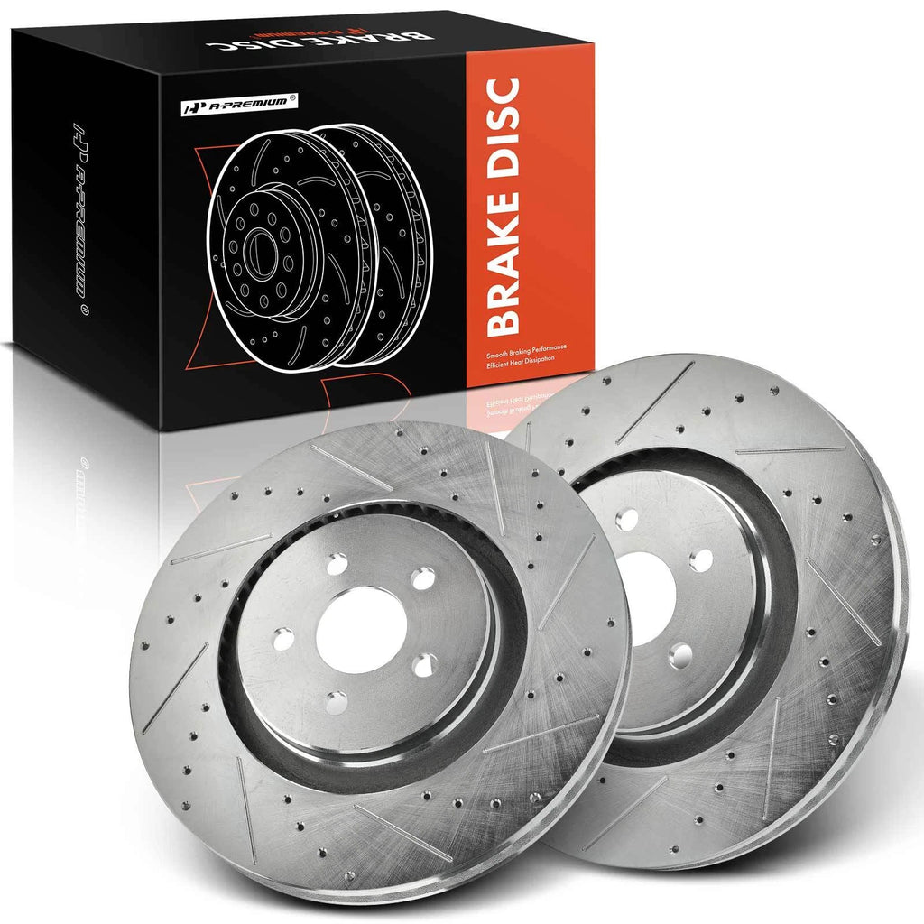 Drilled Brake Rotors for Ford Fusion, Edge, Lincoln MKX, MKZ