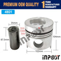 Engine Rebuild Kit for Isuzu NPR NQR (4BD1 4BD1T, 3.9L, STD Piston Bearing Gasket)