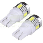 5Pcs Cab Marker Round Light Smoke Lens + Base Housing + Xenon White LED for Chevy