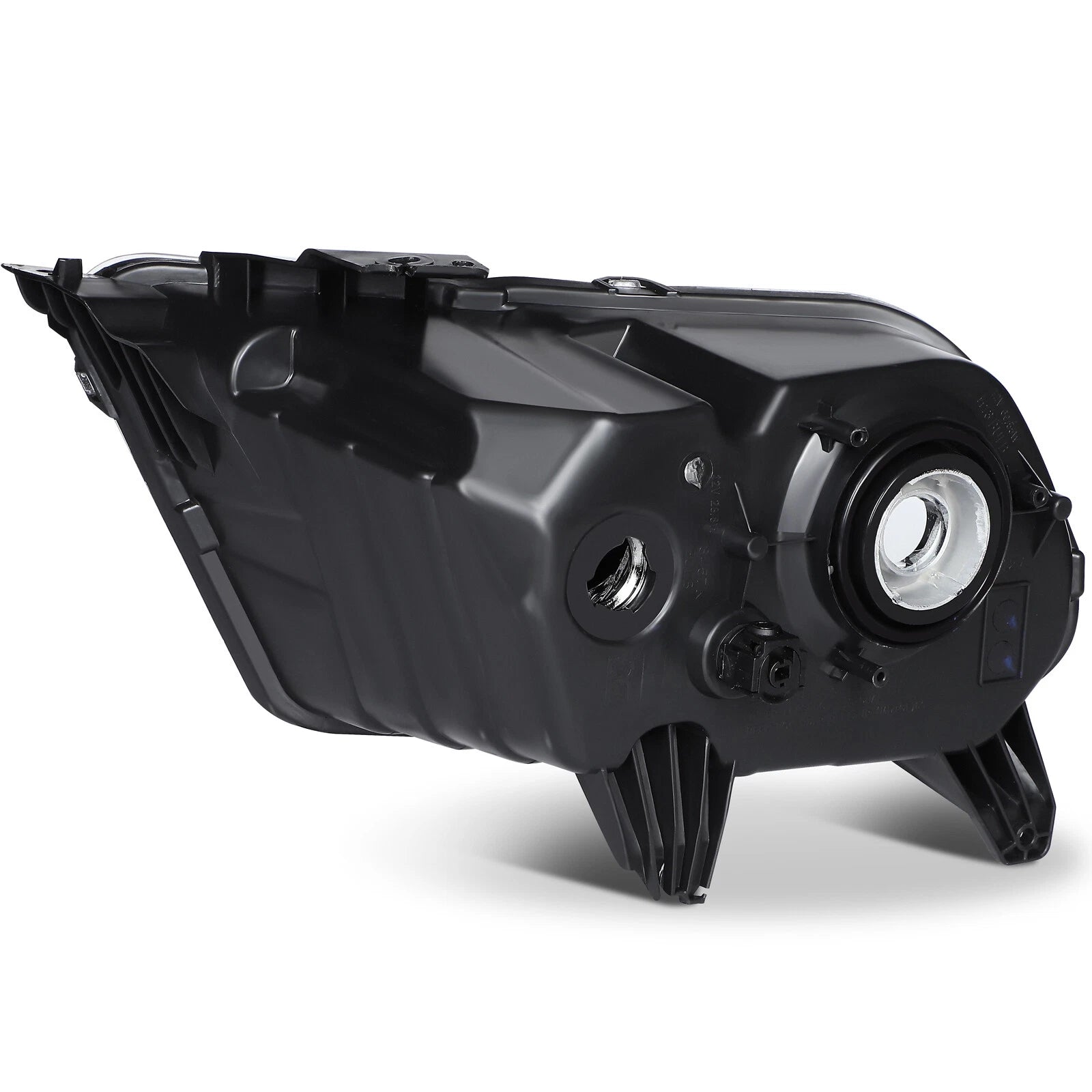 Set of 2 Black Housing Headlights for Ford Mustang (2010-2014)