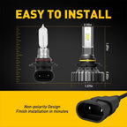 6Pcs 9005 9006 H8 LED Headlight Fog Light Kit for