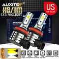 Dual Color LED Fog Light Bulbs for H8 H11 (6000K White/3000K Amber)