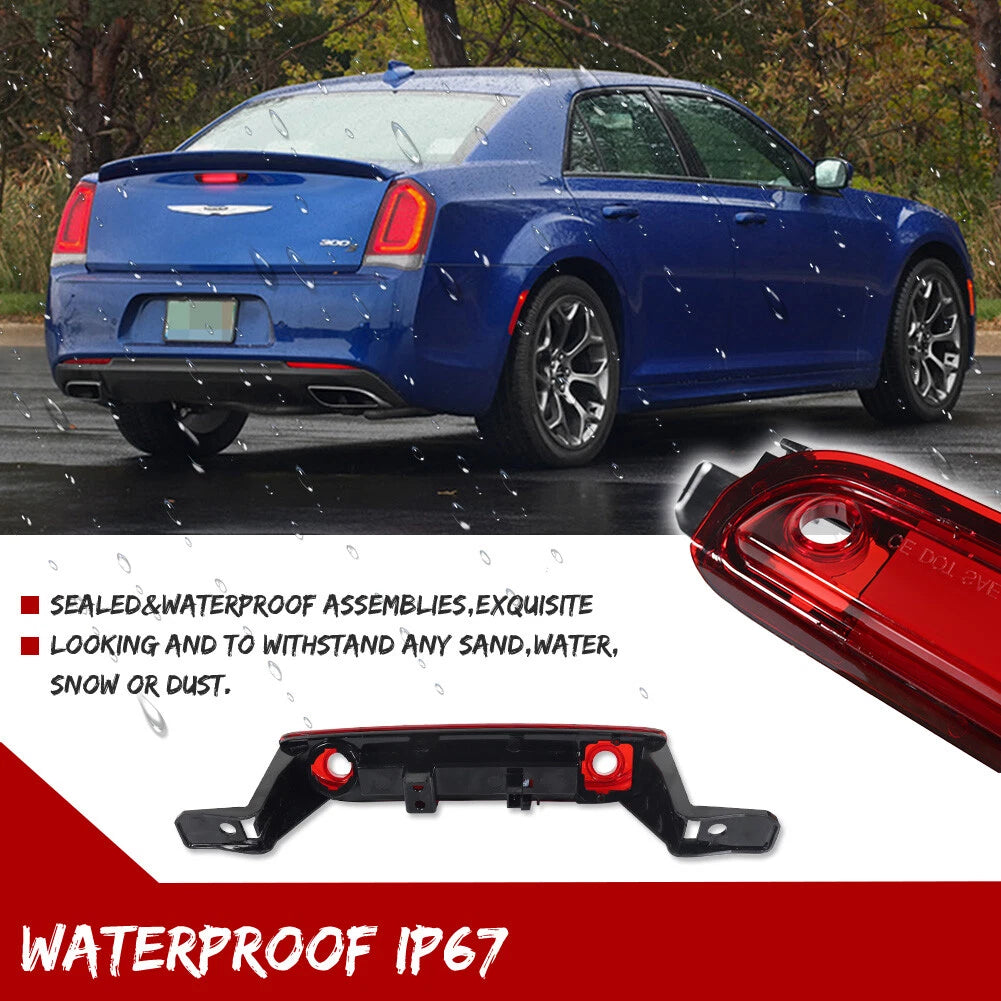 Red 24-LED High Mount 3rd Brake Light for Chrysler 300 (2015–2023)