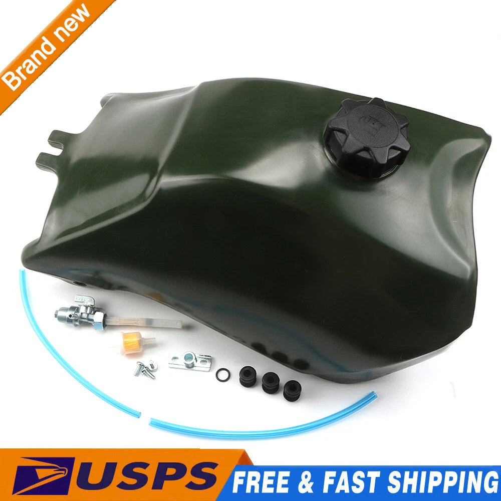 Plastic Gas Fuel Tank with Petcock for Honda TRX300 (1993–2020)