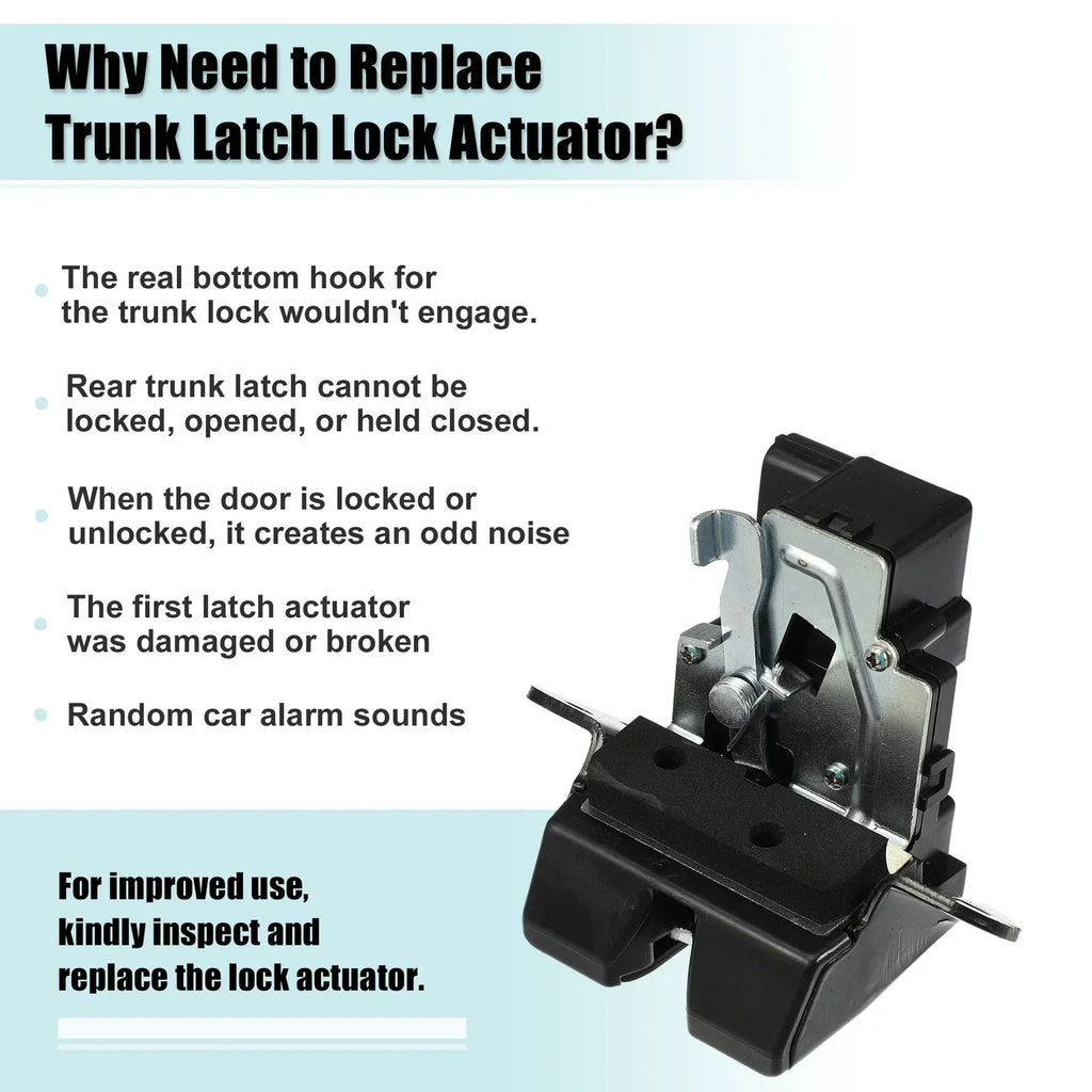 Car Rear Tailgate Boot Lock Latch for Hyundai Tucson (2013-2017)