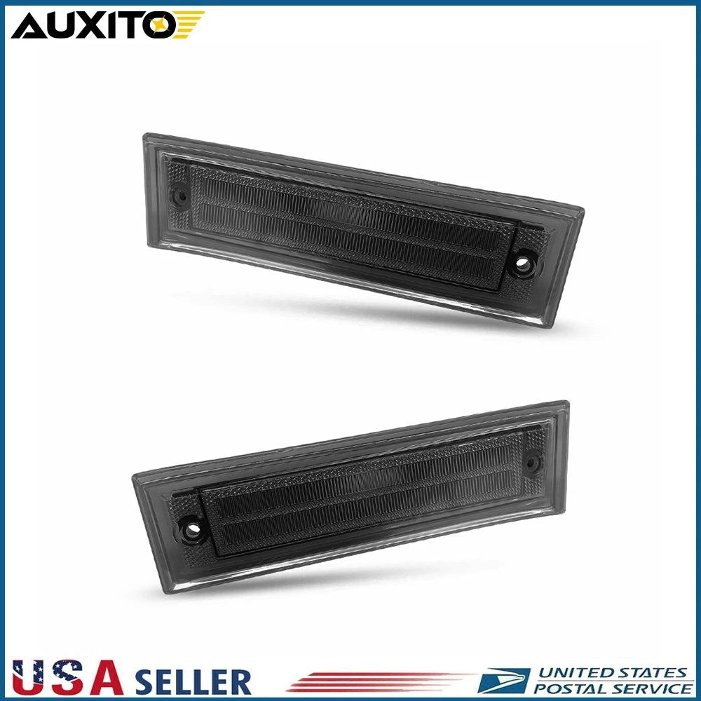 Smoked Side Marker Lamp for Chevrolet GMC C10 C20 C30 K5 Blazer Suburban (1981–1991)