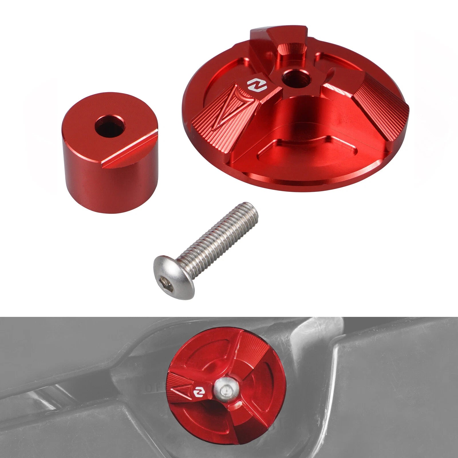Fuel Petcock Turn Lever Knob & Screw for Honda TRX450R TRX450ER (2006–2014)