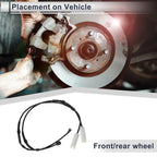 Front/Rear Wheel Brake Pad Wear Sensor for BMW E82 128i
