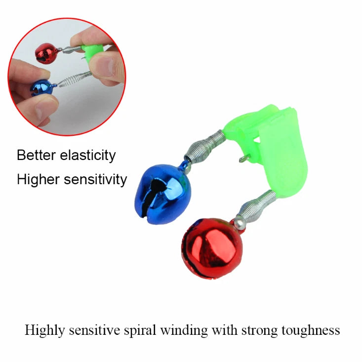 Pack of 10 Fishing Alarm Bells for Rod Fishing