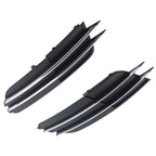Pair Front Bumper Fog Light Grille for Audi A6 (2012–2015) 4G0807681