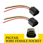 2X Wire Pigtail Harness for H13 Headlight Bulb Replacement (9008)