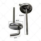 Toilet Seat Fix Fitting for Back to Wall (Stainless, Quick Release Hinges)