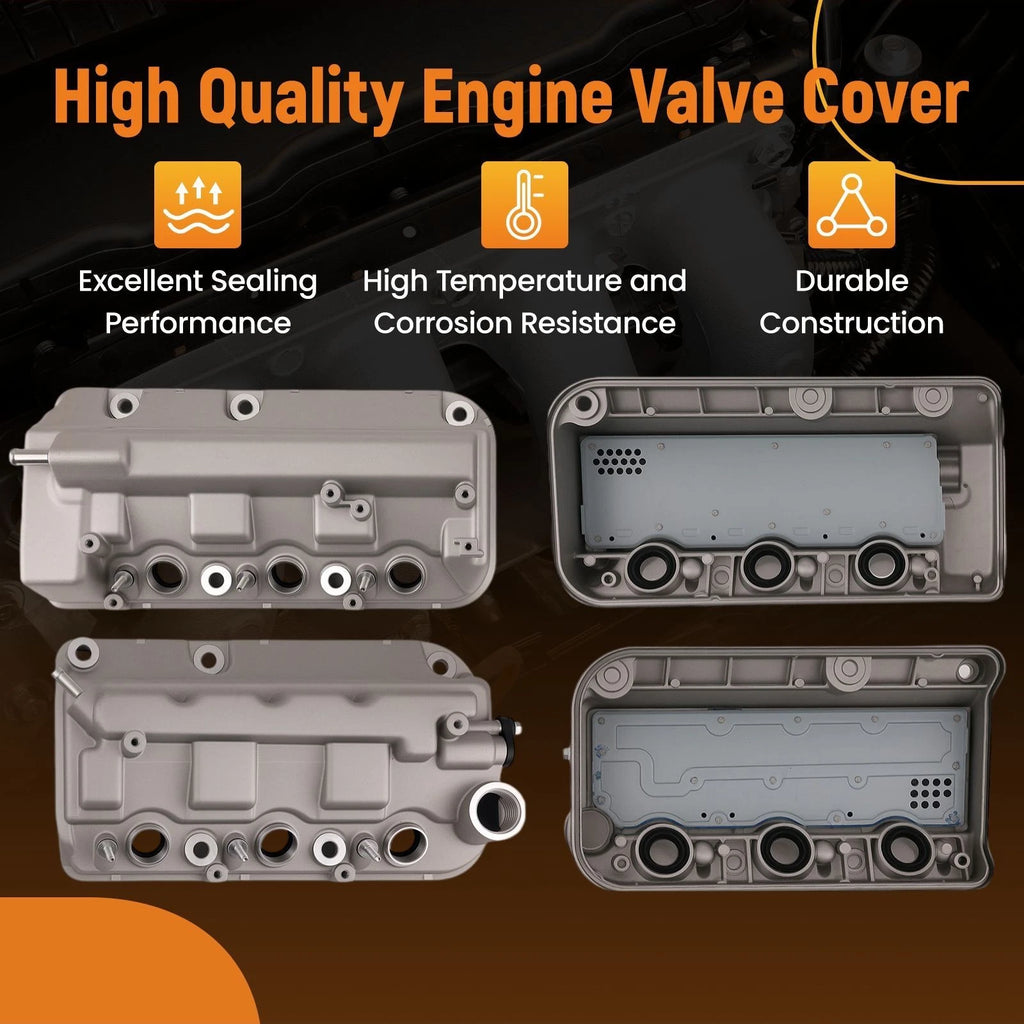 Front & Rear Engine Valve Cover for Honda Odyssey Accord 3.5L (2005–2010) 12310R70A00