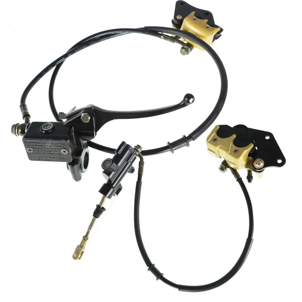 Hydraulic Brake Caliper Set for 50cc 110cc 125cc Classic Pit Dirt Bike