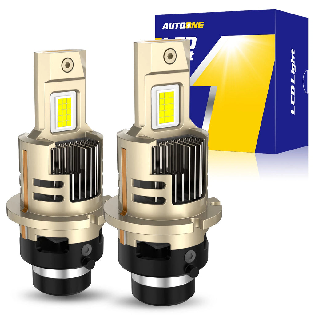 2X LED Headlight Bulbs for D2S D2R (HID Xenon) Conversion Kit
