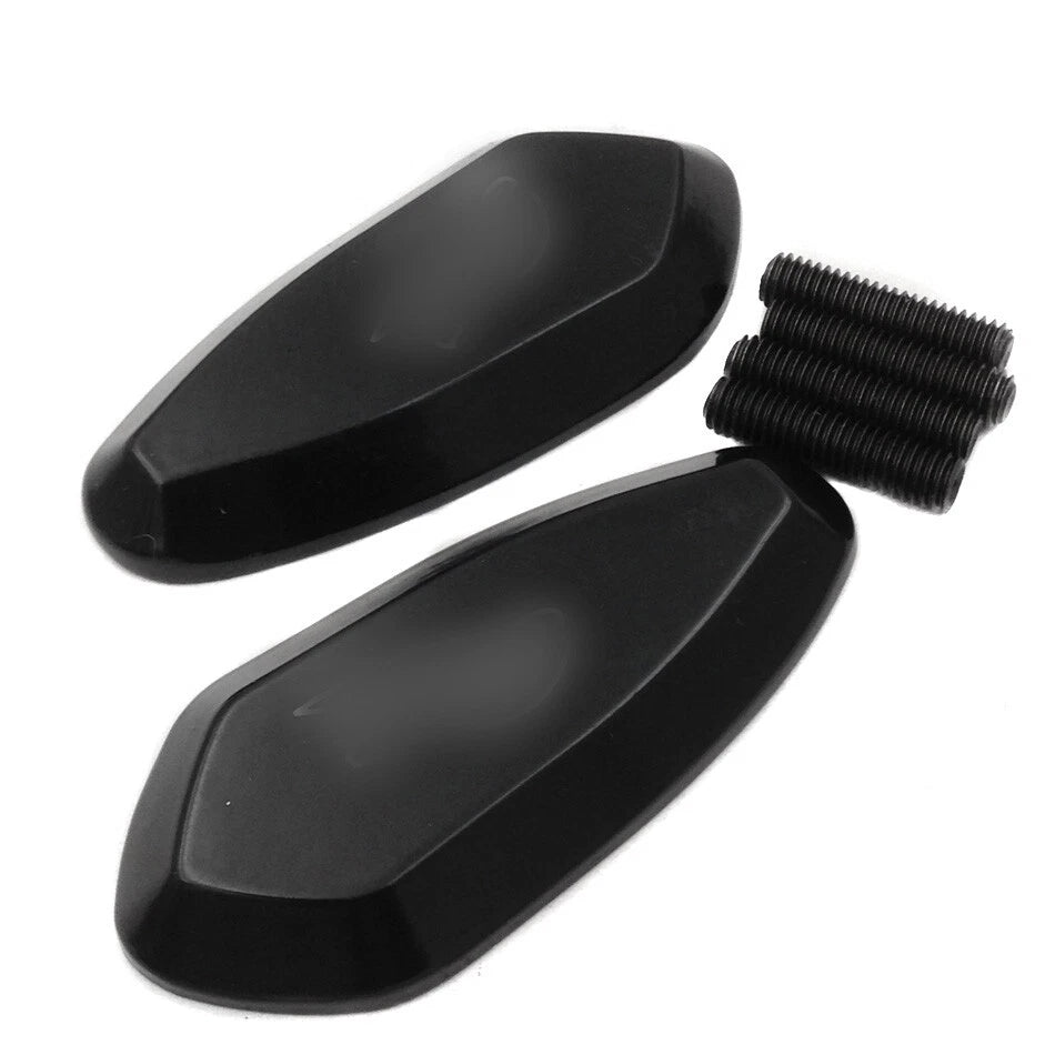 Mirror Block Off Base Plates for Yamaha R6 YZF-R6 (1999–2007) Black