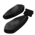 Mirror Block Off Base Plates for Yamaha R6 YZF-R6 (1999–2007) Black