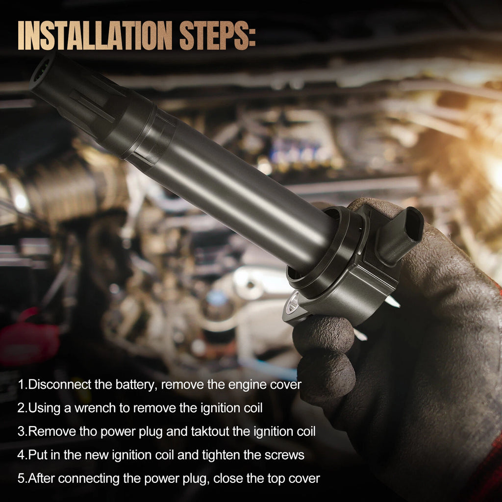 Set of 4 Ignition Coils for Mazda RX-8 (2004-2010)