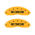Set of 4 Caliper Covers Yellow Edge Style for Ford Edge (2019–2020)