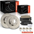 Rear Disc Brake Rotors & Ceramic Pads for Jeep Compass (2017–2022)