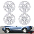 Set of 4 Wheel Hub Caps for Toyota RAV4 (2006–2012) 17" Silver Full Rim