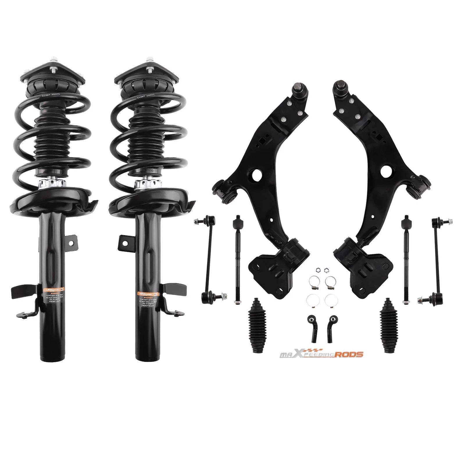 Front Struts + Control Arm Tie Rod for Ford Escape (2013)