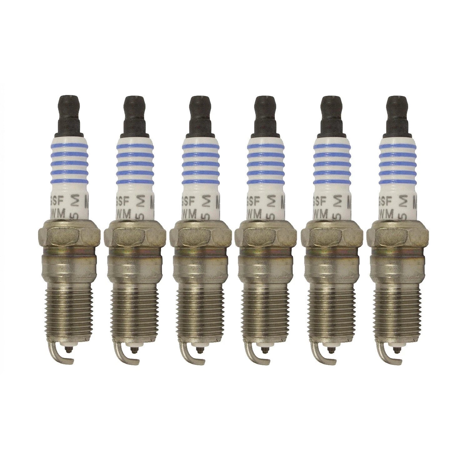 Set of 6 Platinum Spark Plugs for Ford Lincoln Mazda Mercury V6 V8 (OEM)