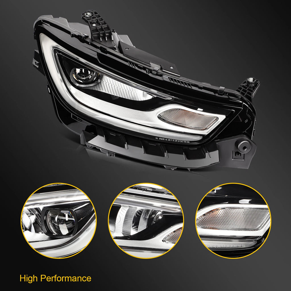 Right Side LED Headlight with Bulbs for Chrysler Pacifica (2021–2024)
