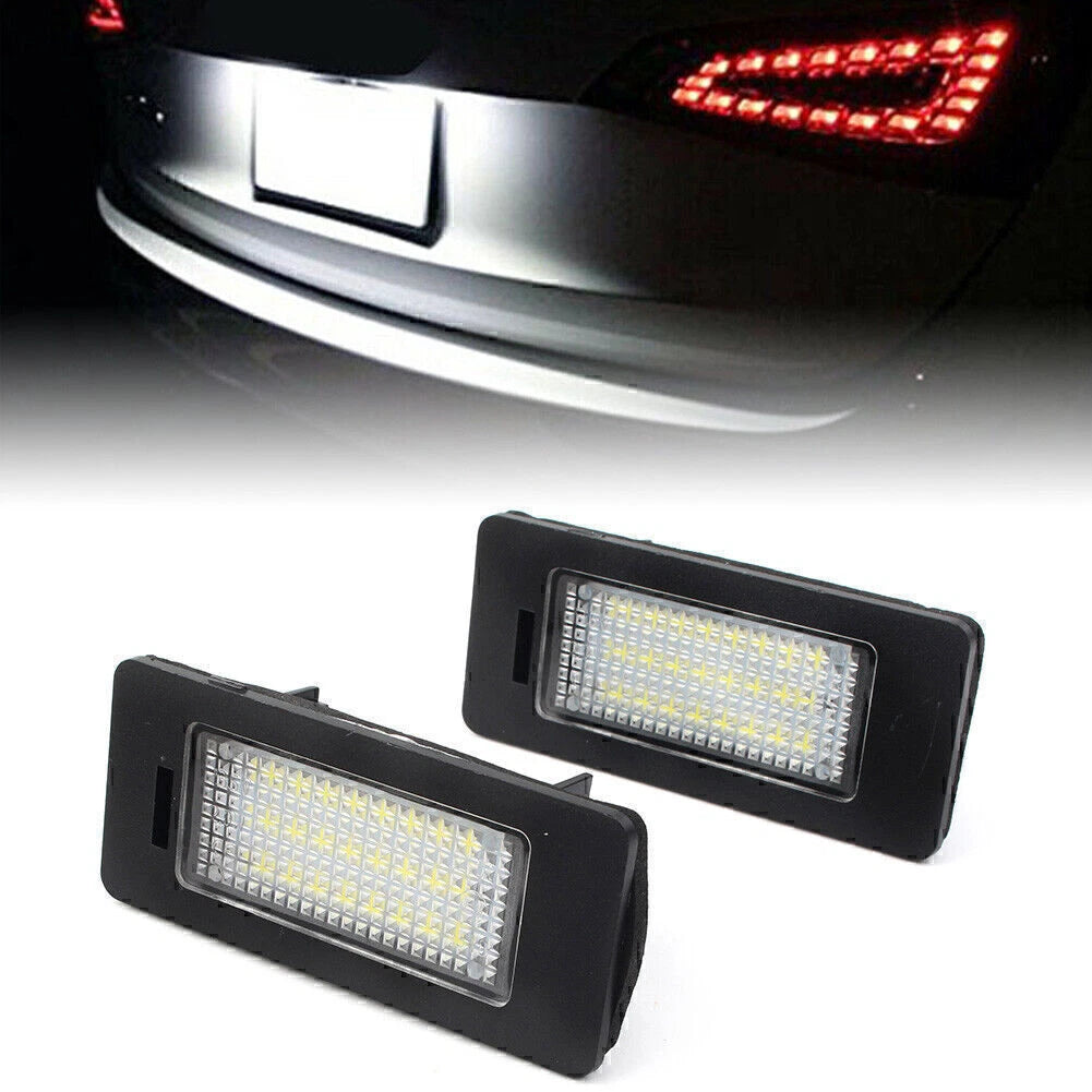 2X 24SMD LED License Plate Light for Audi A1 8X / A3 8V / A4 S4 B8