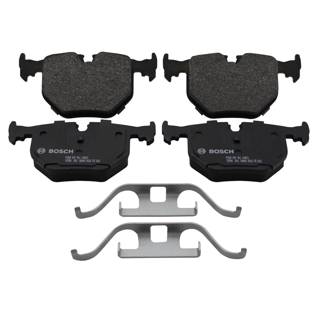 Set of 4 Bosch QuietCast Rear Semi-Metallic Brake Pads for BMW E38 E46 E53 E60 E83 E85