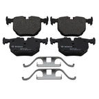 Set of 4 Bosch QuietCast Rear Semi-Metallic Brake Pads for BMW E38 E46 E53 E60 E83 E85