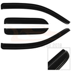 Set of 4 Window Visor Guards for Silverado/Sierra Extended Cab (2014–2019)