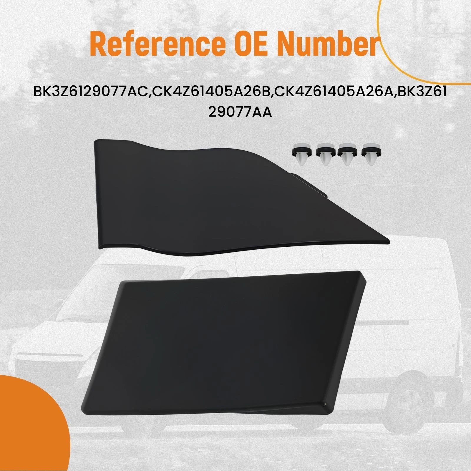 Fuel Tank Cover Trim for Ford Transit (2015–2020) BK3Z6129077AB CK4Z61405A26B