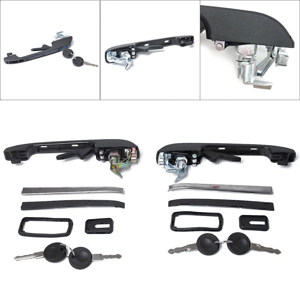 Set of 2 Front Left+Right Door Handles for Passat Jetta Golf MK1 MK2 (1974–1994)