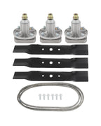 Spindle Belt Blade Deck Kit for John Deere L120 L130 (48") GY20785 GY20050