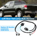 Left Tail Light Socket Wiring Harness 81565-0C070 for Toyota Tundra (2007–2014)