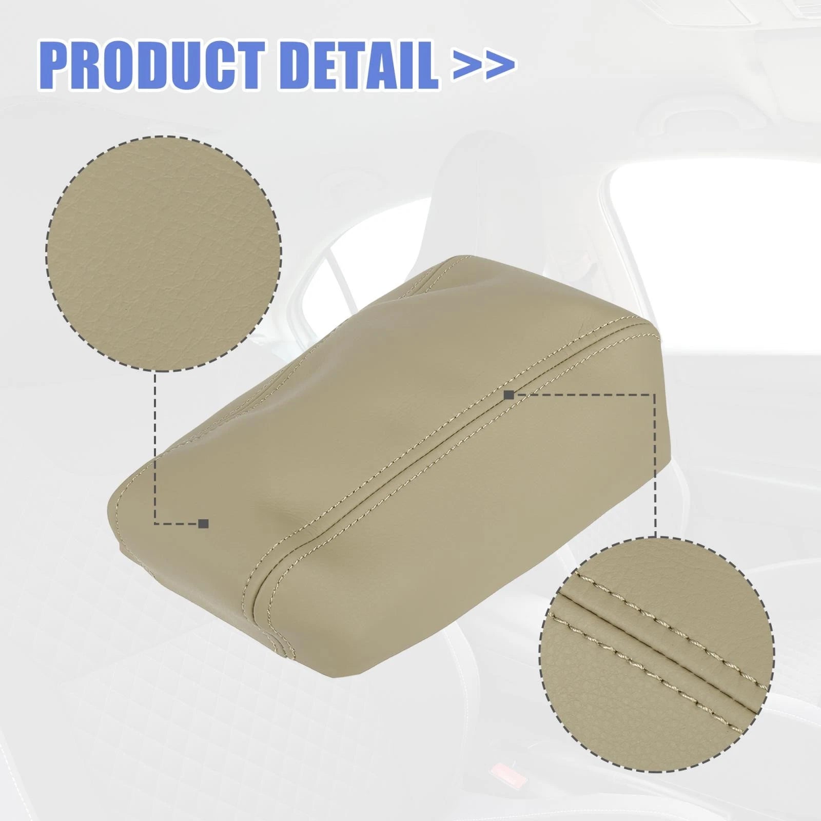 Center Console Lid Armrest Cover Protector for Toyota 4Runner (1996–2002) Beige