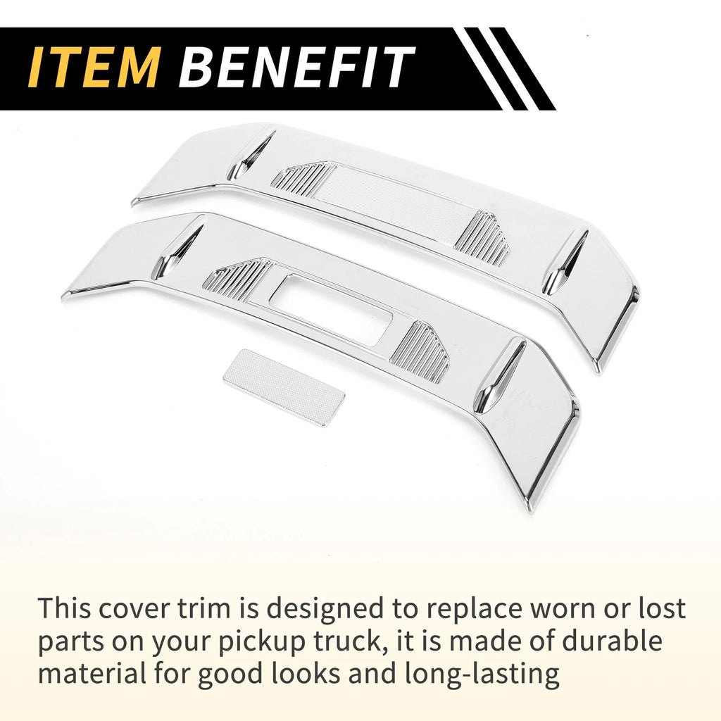 1 Pair Tail Light Lamp Strip Trim for Toyota Tundra (2022–2024)