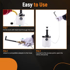 Manual Transmission Oil Filling System Fluid Pump Tool for 3L Set (8 Adapters)