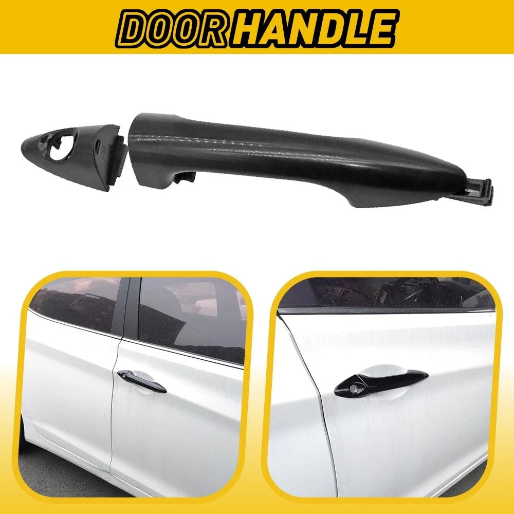 Exterior Door Handle for Hyundai Accent (2012–2016) RH Side Black
