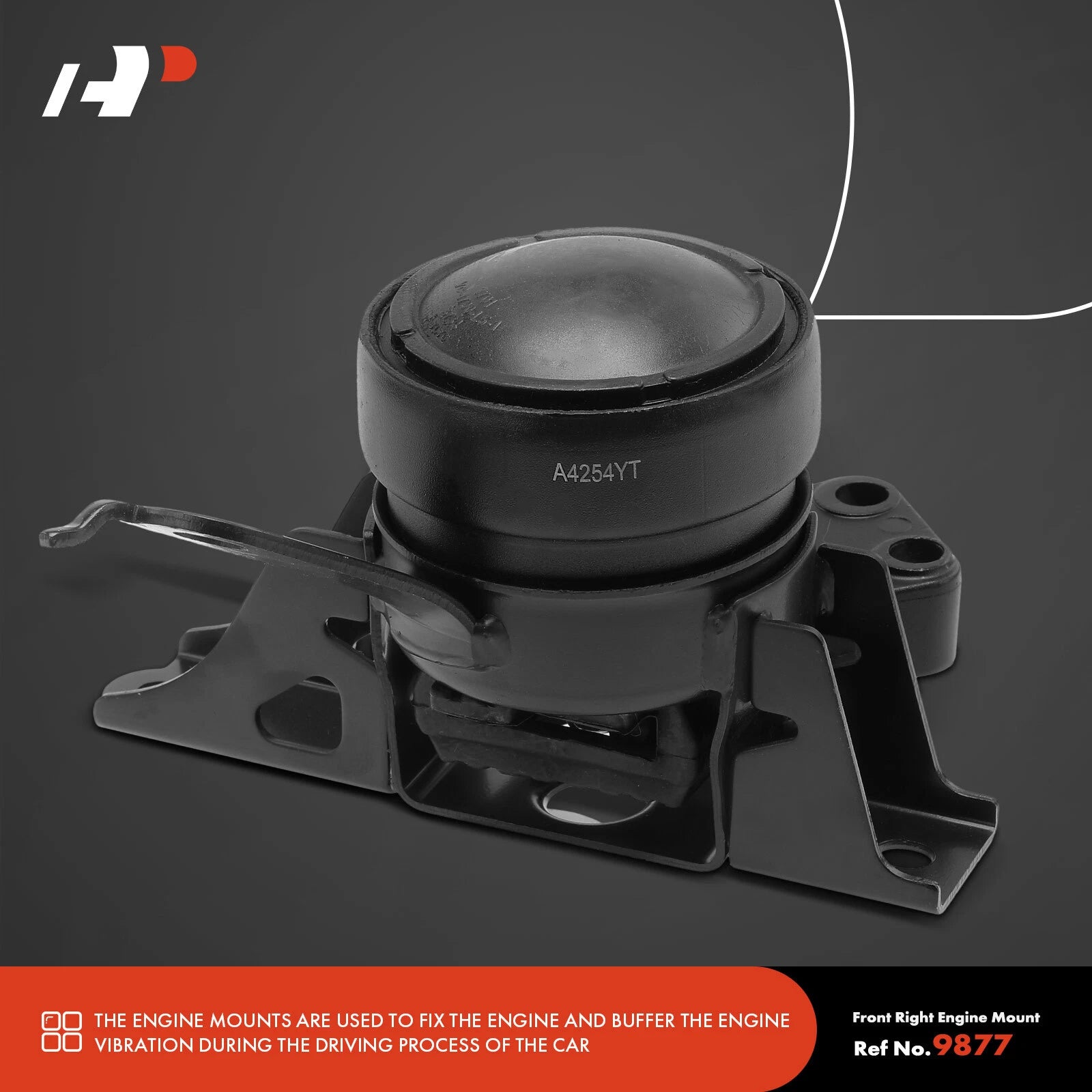 2x Engine Motor Mount for Toyota Yaris 2006–2017 (L4 1.5L Auto)