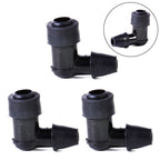 Rubber Cap Cover Set of 3 for Motorcycles and ATVs (90 Degree Fit)