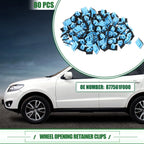80 Pcs Wheel Opening Retainer Clips for Hyundai Santa Fe (2013–2021) No.877561F000