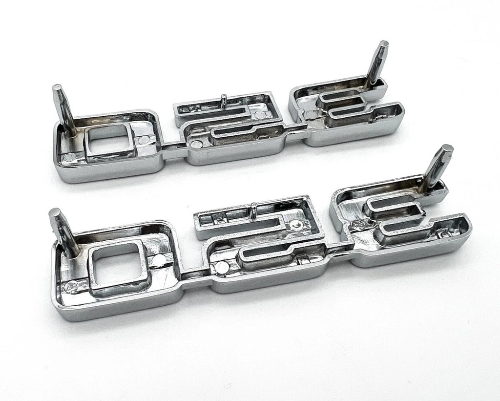 Fender Emblems Chrome White Fill Replacement for 1969 Chevrolet Camaro