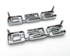 Fender Emblems Chrome White Fill Replacement for 1969 Chevrolet Camaro