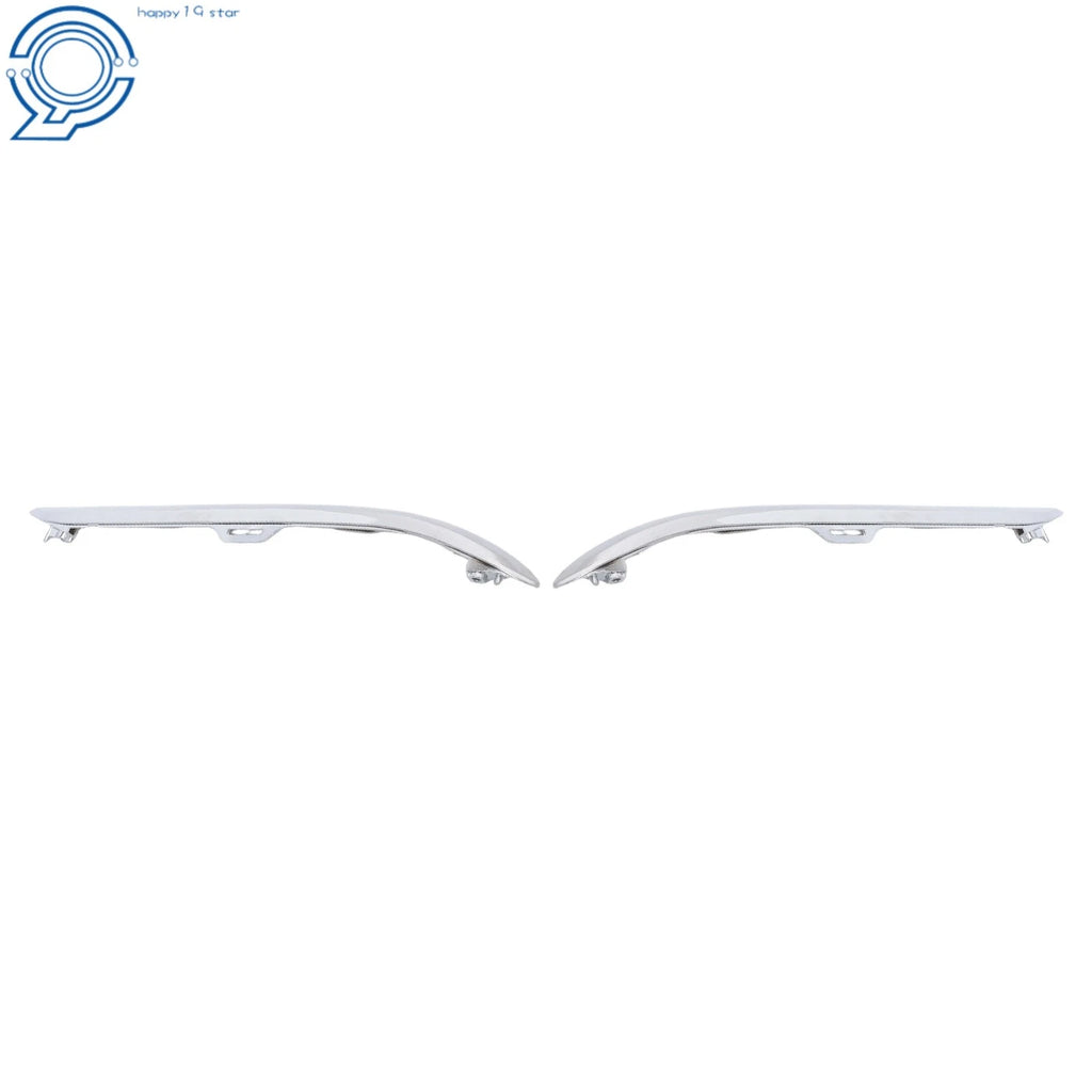 Set of 2 Chrome Bumper Trims for Honda Pilot (2019–2022)