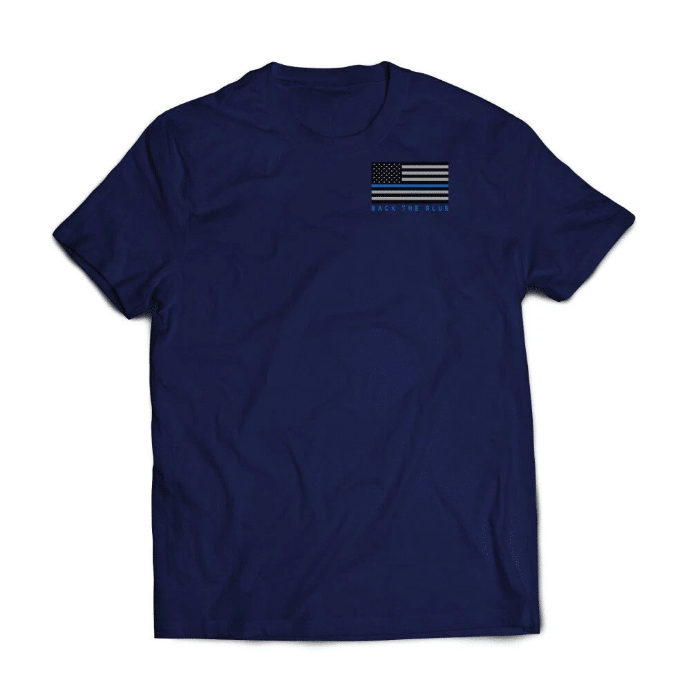 Back The Blue T-Shirt for Big Rig Trucks