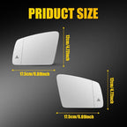 Driver Passenger Side Mirror Glass for Benz CL600 CLA250 CLS400 (2011–2019)