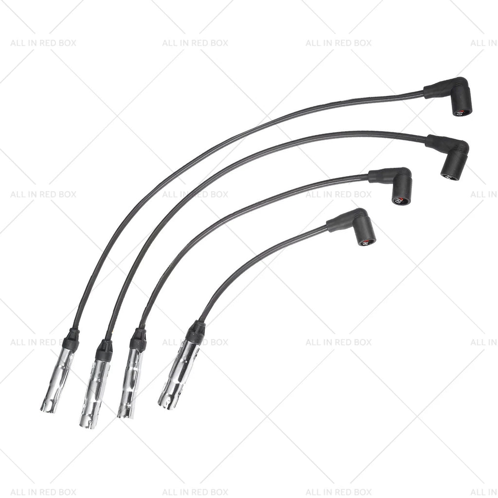 Set of 4 Ignition Spark Plug Wires for VW Beetle Golf Jetta (1998–2015)